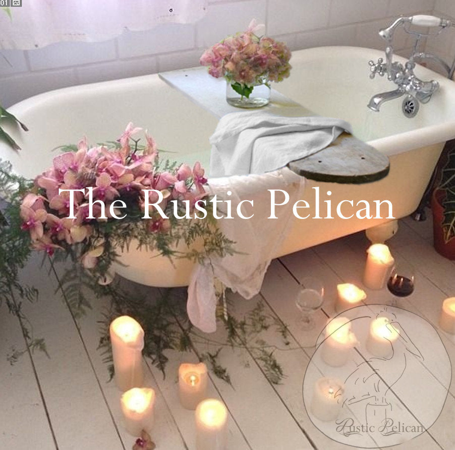 BathTray-Coastal-Rustic-Bath-Bathroom-Spa-bath-Caddy - The Rustic Pelican