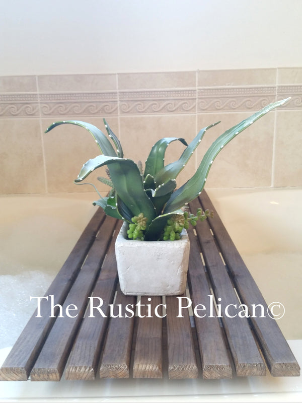 Bath Tray, Shower Caddy, Bath, Bathroom, Modern Farmhouse, Rustic - The ...