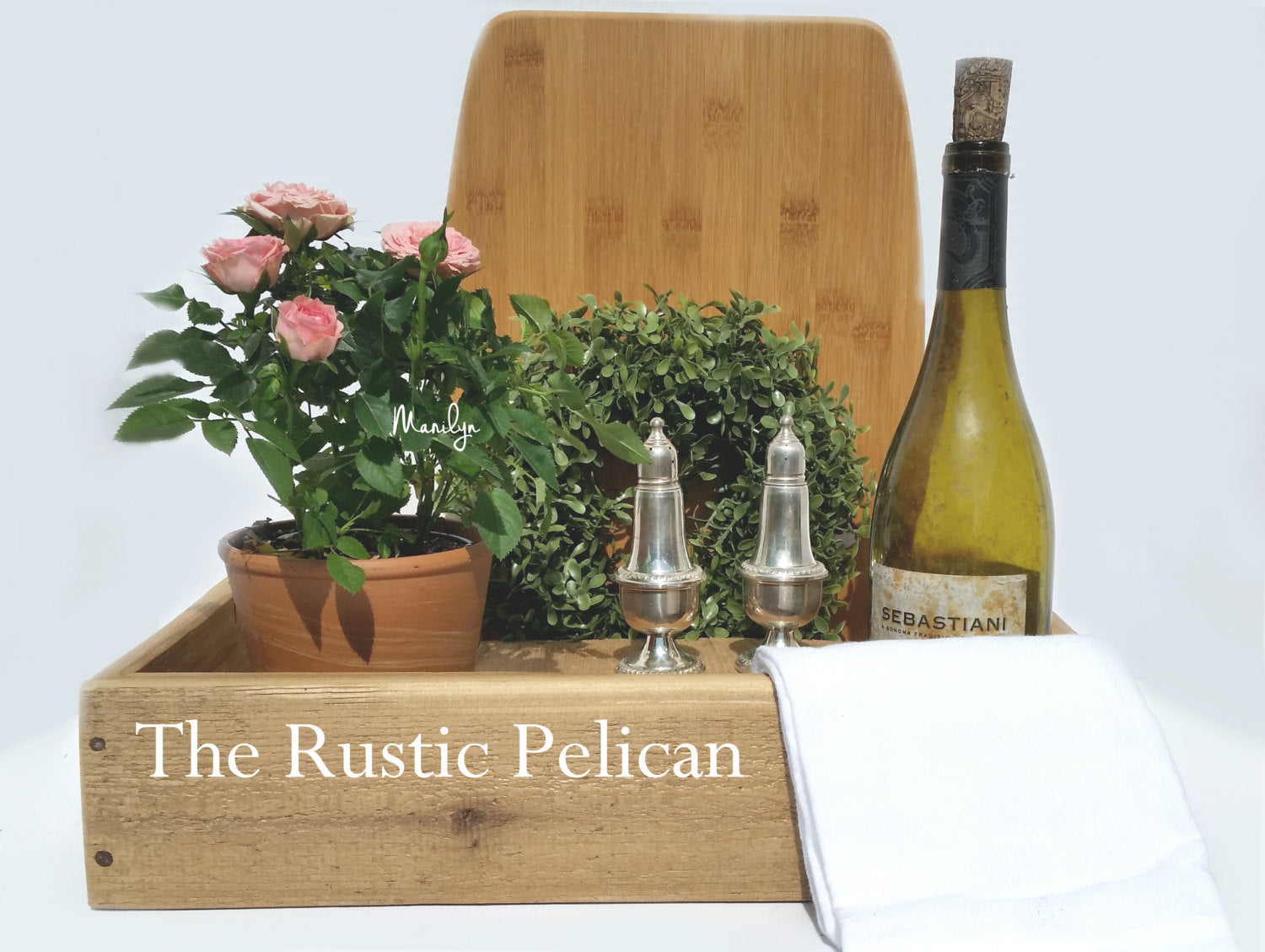 Modern Farmhouse Rustic Serving Tray-Farmhouse Kitchen Free Shipping ...