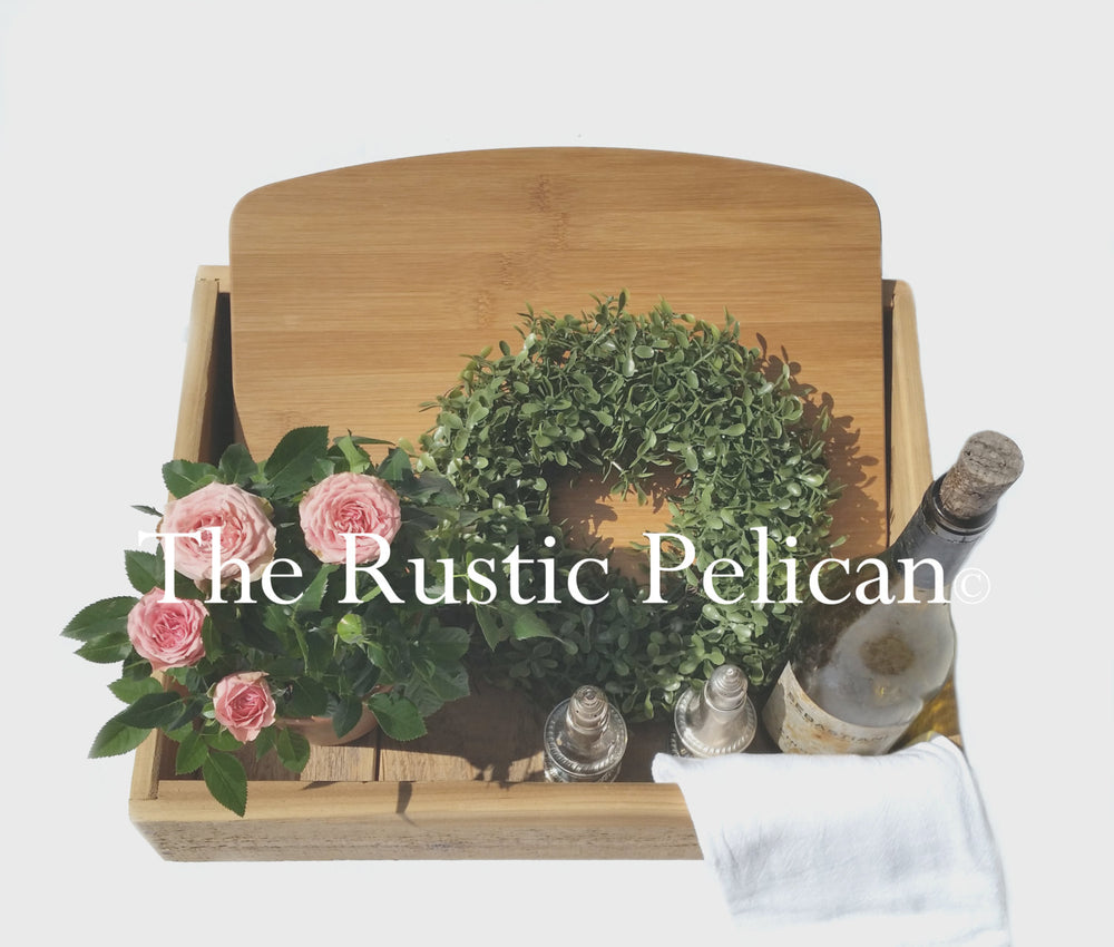 Peterson Housewares Rustic Serving Tray Set for Home Decor