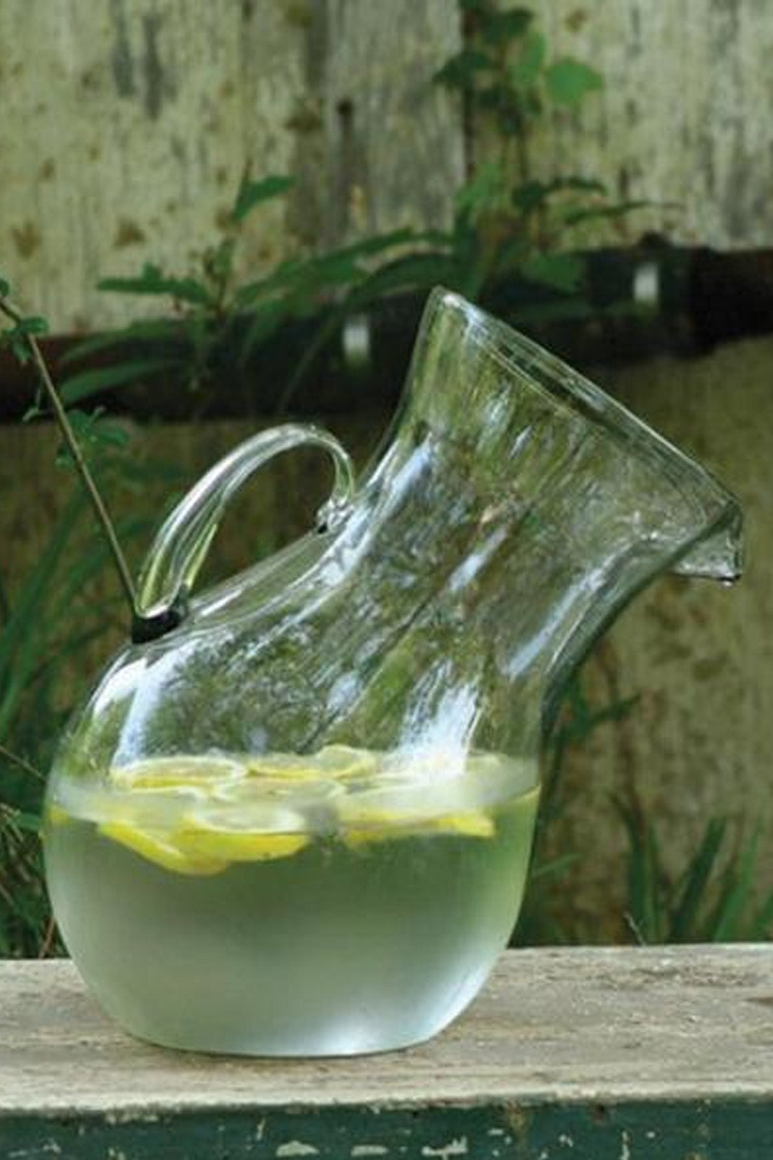 FREE SHIPPING - Wine Decanter, Rustic Tabletop, Glassware, Rustic Table Decor